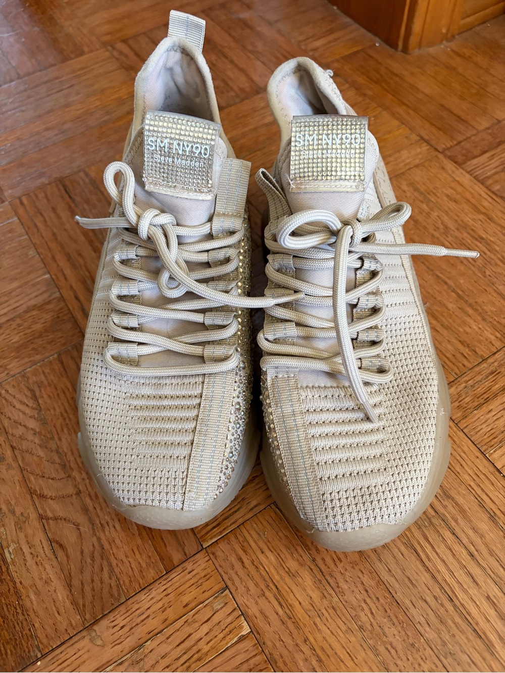 Steve Madden Maxima Rhinestone Sneakers